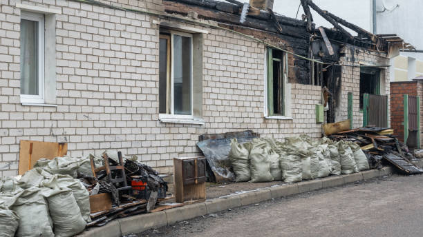 Professional Emergency Fire Cleanup technician working in Riva, MD